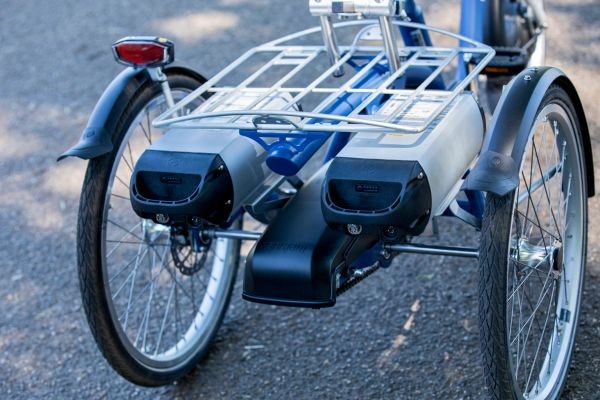 Midi tricycle with extra battery pack Cube Van Raam
