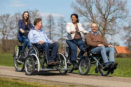 Bekijk alle Van Raam rolstoelfietsen